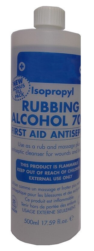 70% isopropyl alcohol cleaning solution