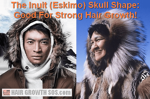 Inuit facial features in a man and woman