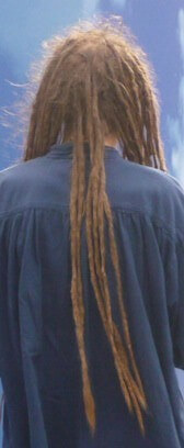 Anagen in this man clearly lasts a very long time Man with very long hair