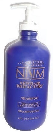 Nisim NewHair Biofactors shampoo for normal to dry hair 1L bottle Nisim shampoo 1L bottle