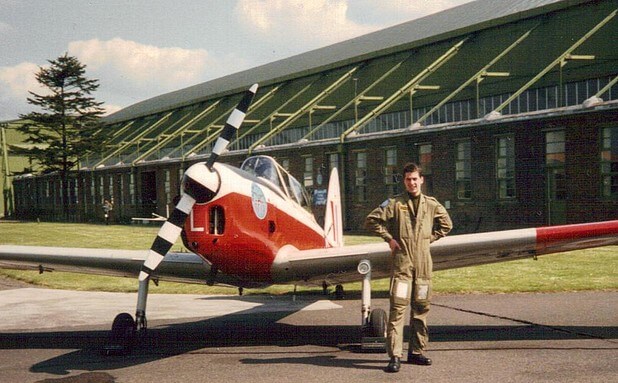 Pilot training in the Royal Air Force was quite stressful but didn't cause my hair loss Paul Taylor during RAF pilot training