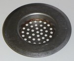 A plughole protector can collect any hair you lose when shampooing Plughole protector